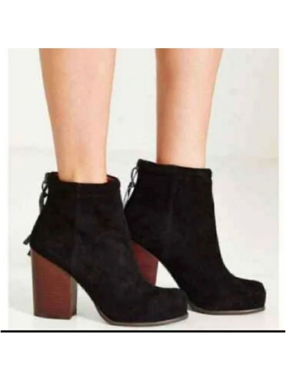 Jeffrey Campbell Rumble Homemade Havana Last Suede High Heel Booties